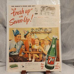 Vintage 7-UP Advertisement - 1951